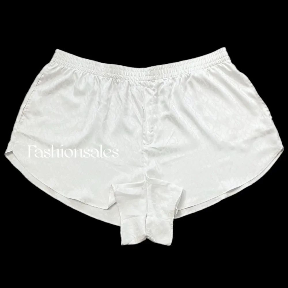 Victoria’s Secret Soft Satin allover VS pajama shorts Off White XXL